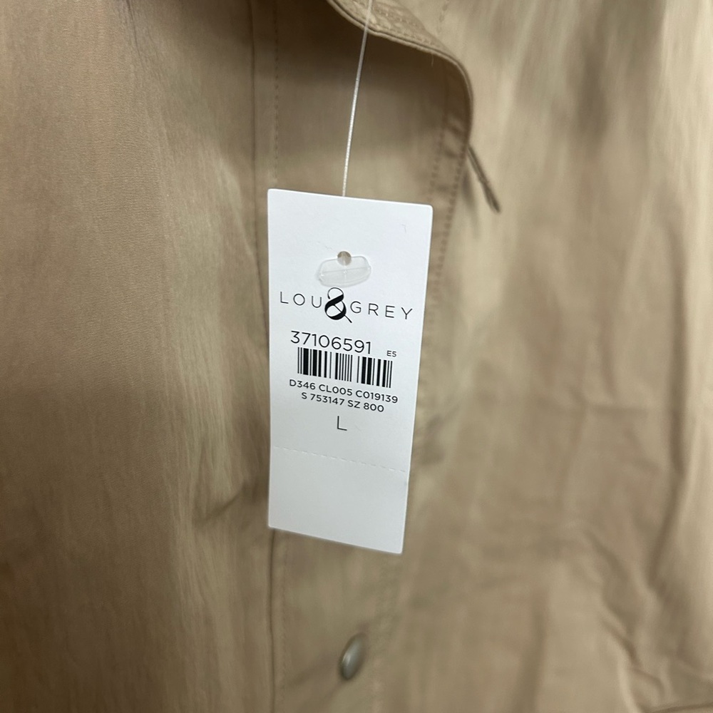 Lou & Grey Utility Jacket in Tan - Picture 3 of 13